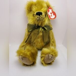 1993 Ty Beanie Baby "Fern" Retired Green Bear